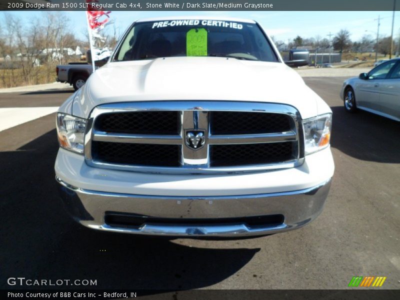 Stone White / Dark Slate/Medium Graystone 2009 Dodge Ram 1500 SLT Regular Cab 4x4