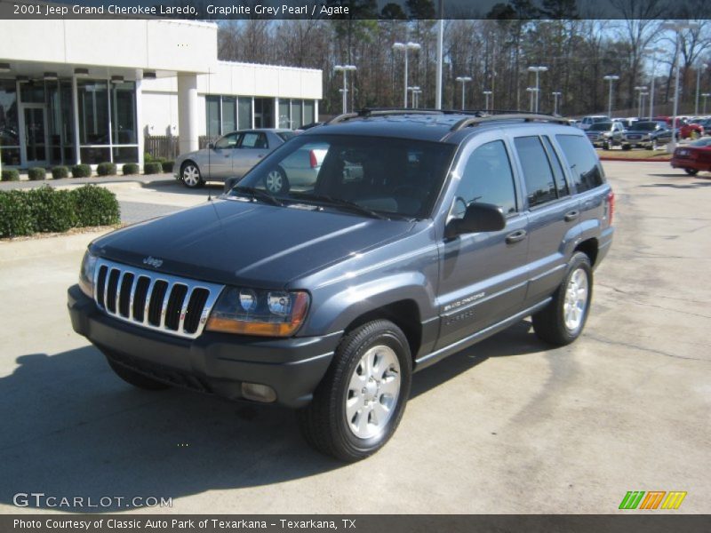 Graphite Grey Pearl / Agate 2001 Jeep Grand Cherokee Laredo