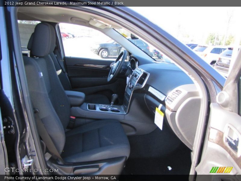 Maximum Steel Metallic / Black 2012 Jeep Grand Cherokee Laredo
