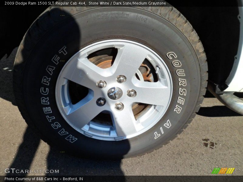 Stone White / Dark Slate/Medium Graystone 2009 Dodge Ram 1500 SLT Regular Cab 4x4