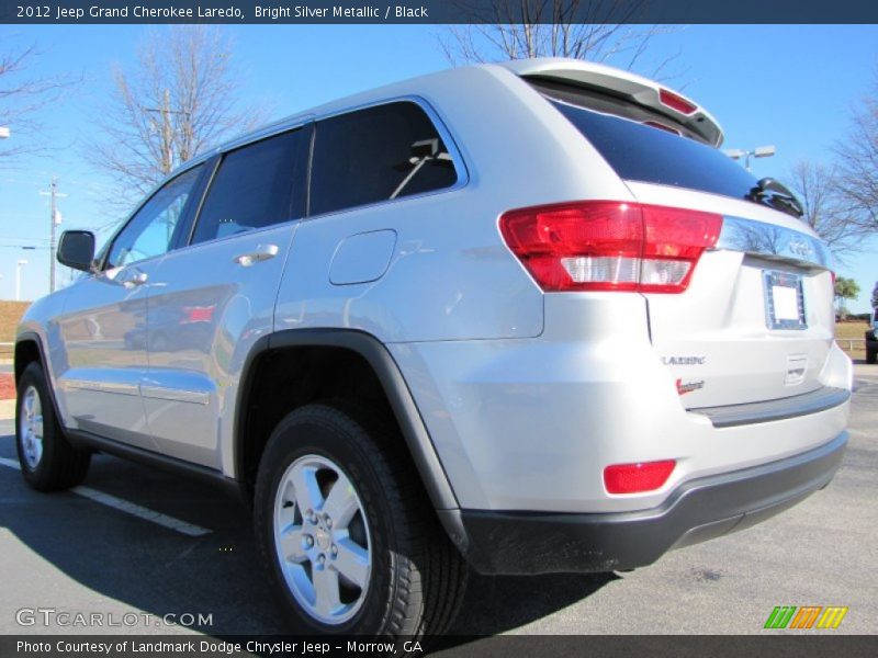 Bright Silver Metallic / Black 2012 Jeep Grand Cherokee Laredo