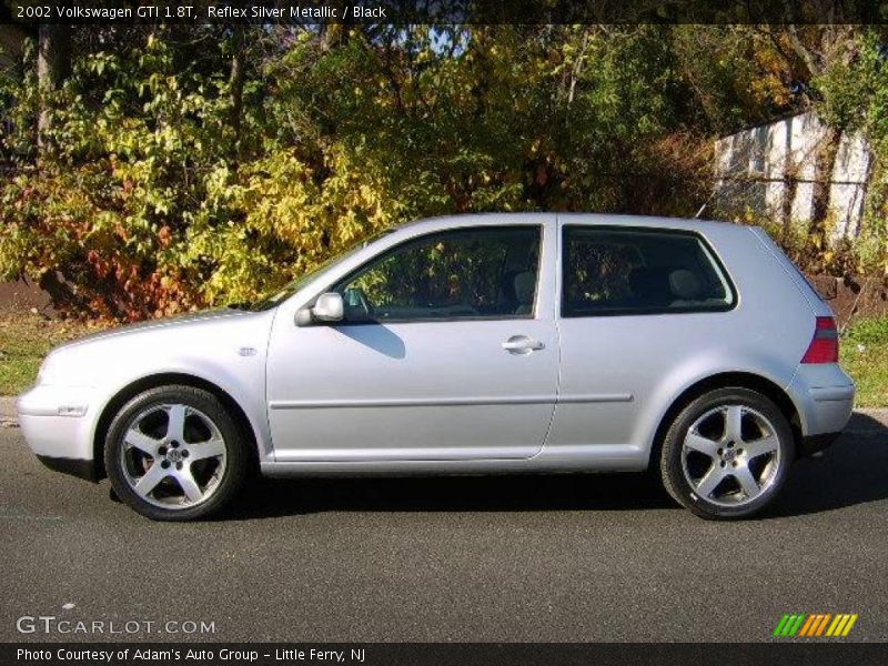 Reflex Silver Metallic / Black 2002 Volkswagen GTI 1.8T
