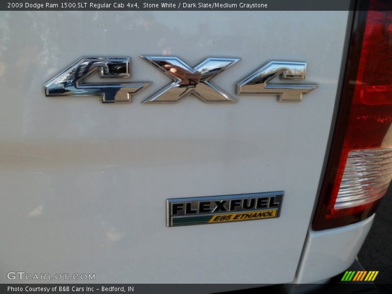 Stone White / Dark Slate/Medium Graystone 2009 Dodge Ram 1500 SLT Regular Cab 4x4