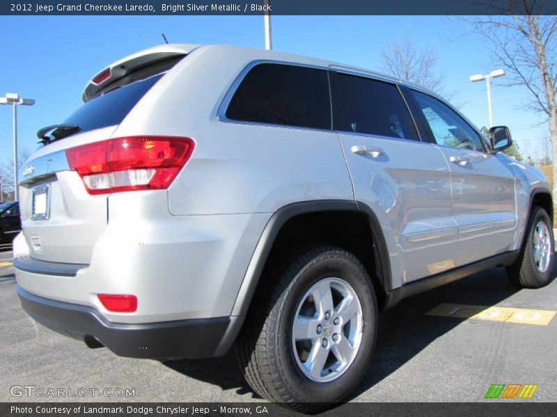 Bright Silver Metallic / Black 2012 Jeep Grand Cherokee Laredo