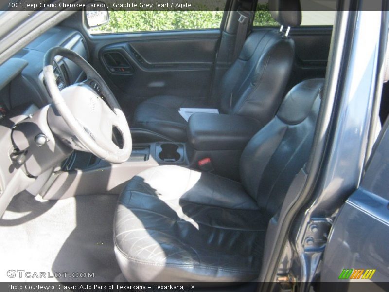 Graphite Grey Pearl / Agate 2001 Jeep Grand Cherokee Laredo