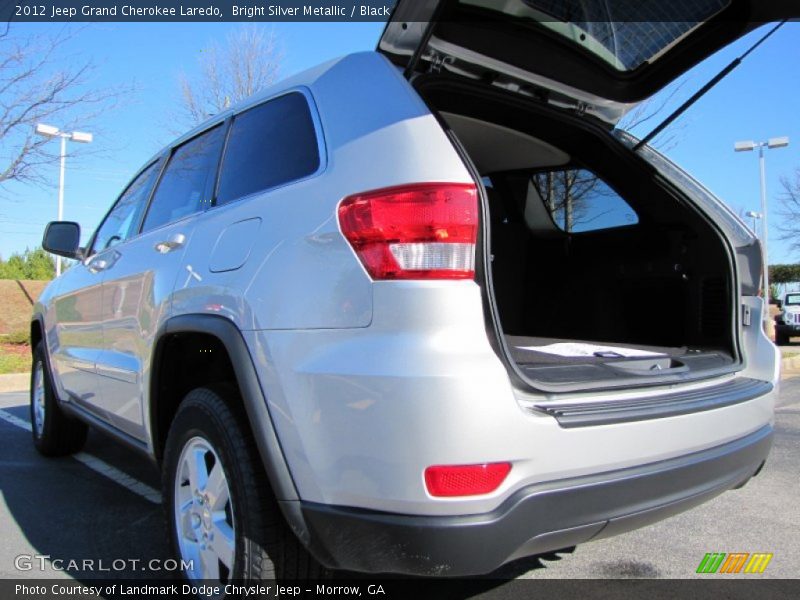 Bright Silver Metallic / Black 2012 Jeep Grand Cherokee Laredo