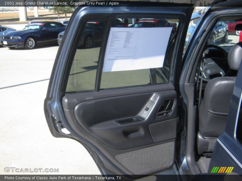 Graphite Grey Pearl / Agate 2001 Jeep Grand Cherokee Laredo