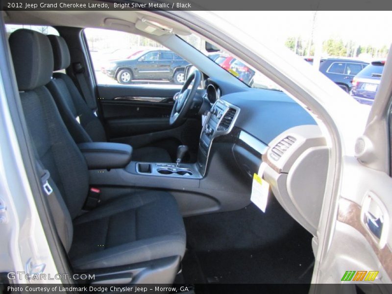 Bright Silver Metallic / Black 2012 Jeep Grand Cherokee Laredo