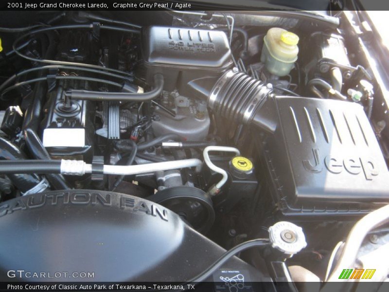 Graphite Grey Pearl / Agate 2001 Jeep Grand Cherokee Laredo