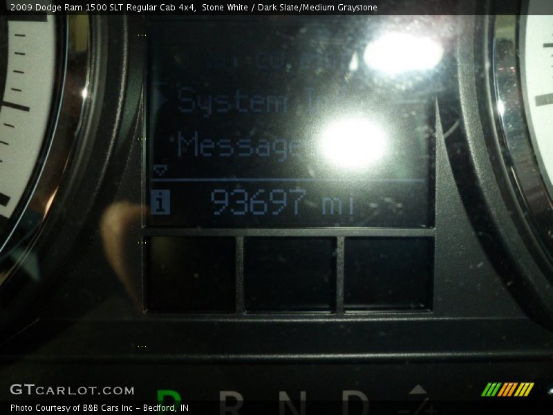 Stone White / Dark Slate/Medium Graystone 2009 Dodge Ram 1500 SLT Regular Cab 4x4