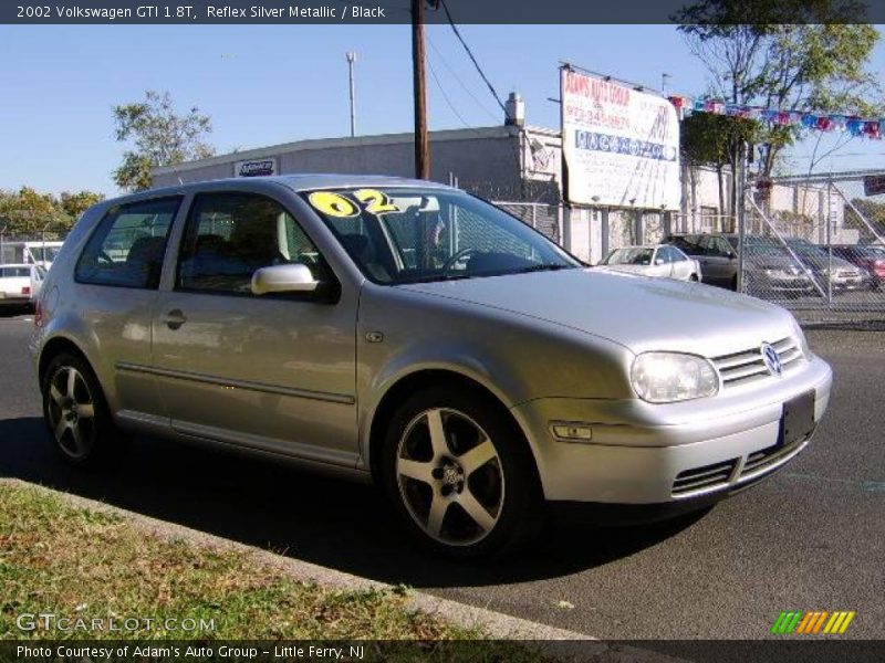 Reflex Silver Metallic / Black 2002 Volkswagen GTI 1.8T