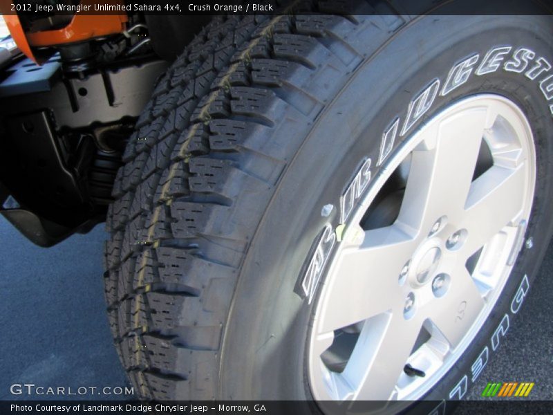 Crush Orange / Black 2012 Jeep Wrangler Unlimited Sahara 4x4