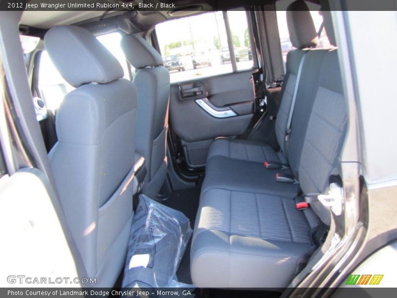  2012 Wrangler Unlimited Rubicon 4x4 Black Interior