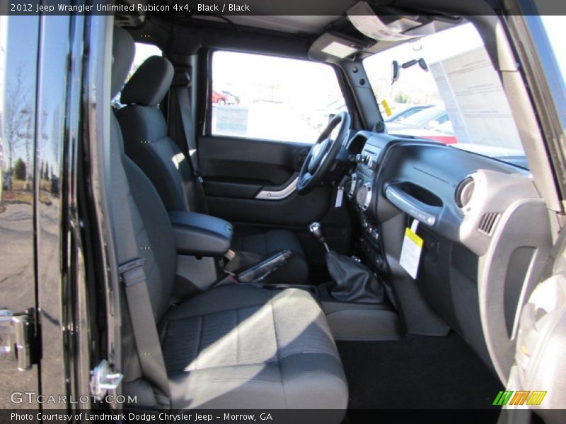 Black / Black 2012 Jeep Wrangler Unlimited Rubicon 4x4