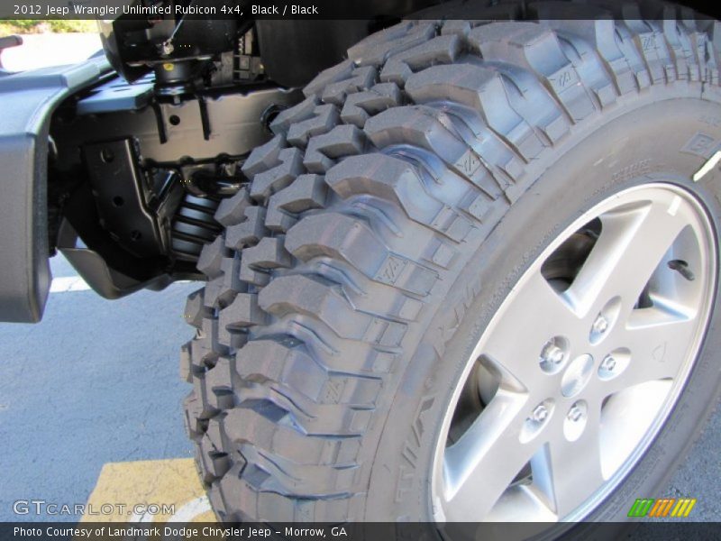 Black / Black 2012 Jeep Wrangler Unlimited Rubicon 4x4