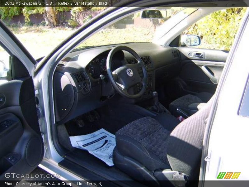 Reflex Silver Metallic / Black 2002 Volkswagen GTI 1.8T
