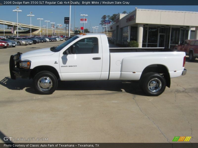 Bright White / Medium Slate Gray 2006 Dodge Ram 3500 SLT Regular Cab 4x4 Dually