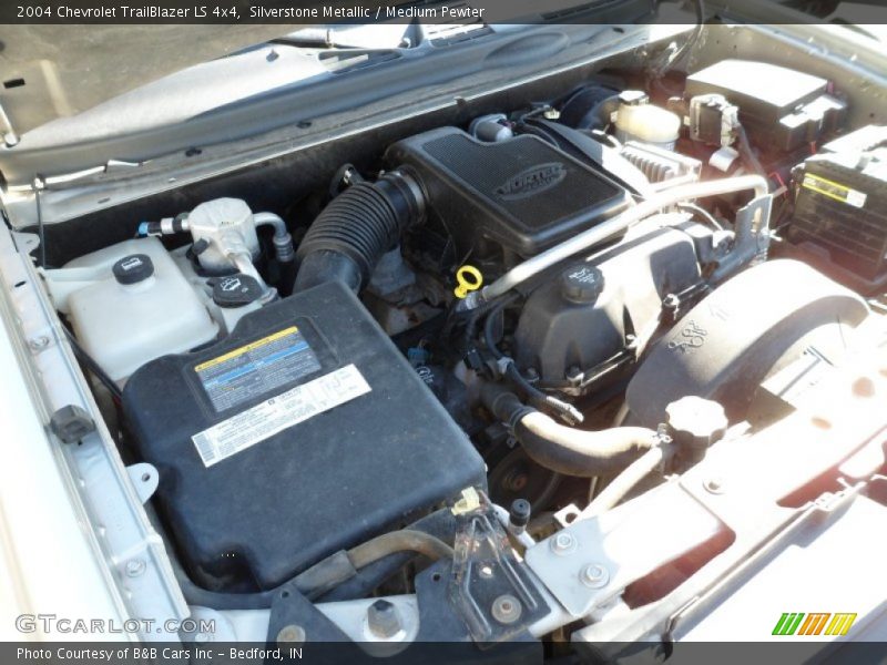 Silverstone Metallic / Medium Pewter 2004 Chevrolet TrailBlazer LS 4x4
