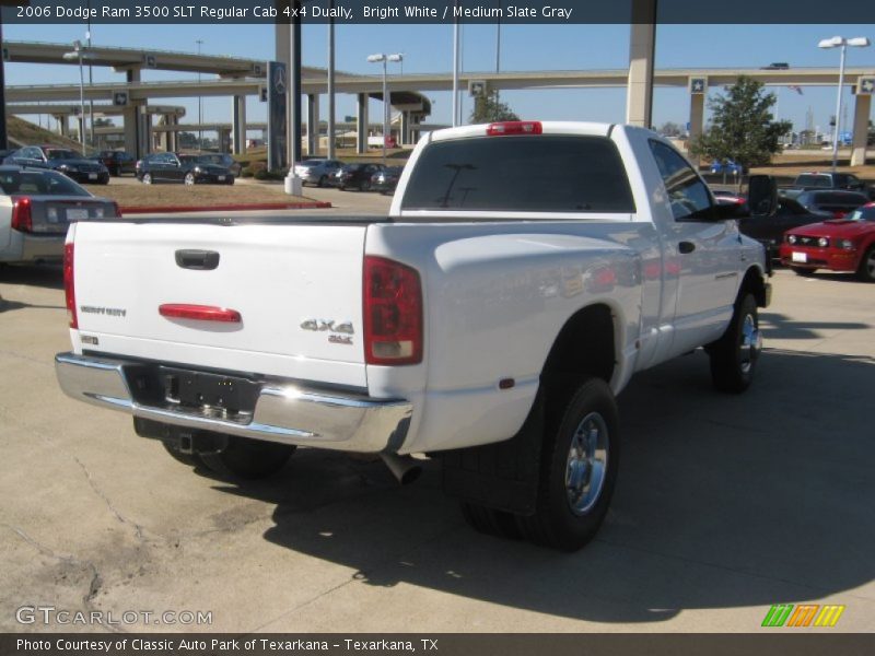 Bright White / Medium Slate Gray 2006 Dodge Ram 3500 SLT Regular Cab 4x4 Dually