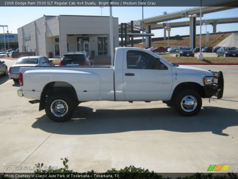 Bright White / Medium Slate Gray 2006 Dodge Ram 3500 SLT Regular Cab 4x4 Dually