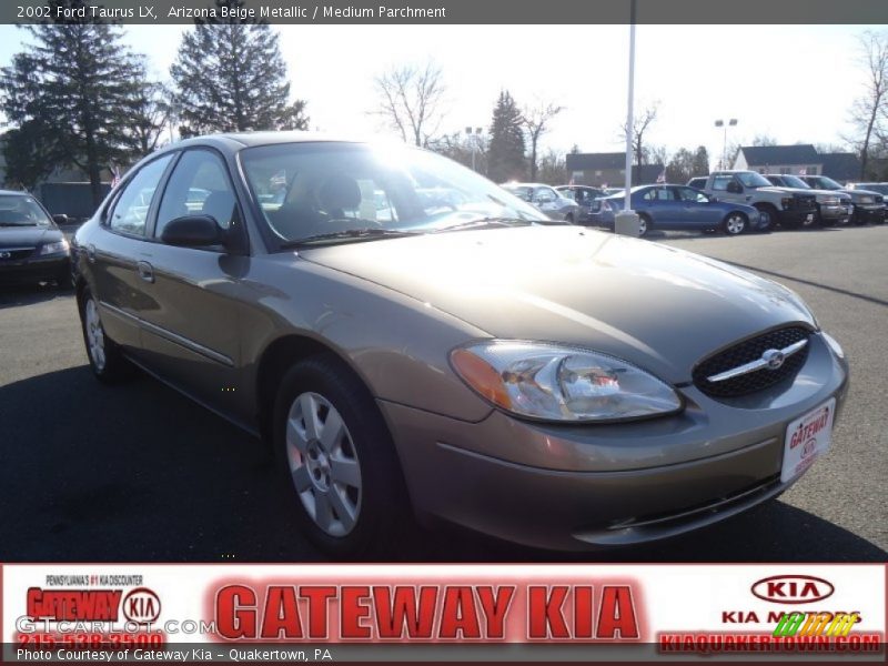 Arizona Beige Metallic / Medium Parchment 2002 Ford Taurus LX