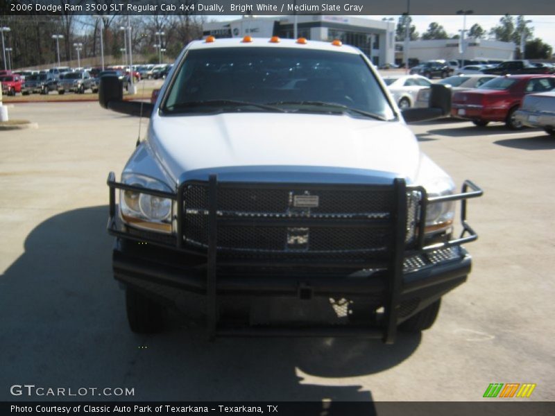 Bright White / Medium Slate Gray 2006 Dodge Ram 3500 SLT Regular Cab 4x4 Dually