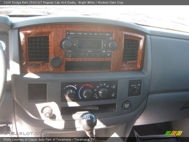 Bright White / Medium Slate Gray 2006 Dodge Ram 3500 SLT Regular Cab 4x4 Dually