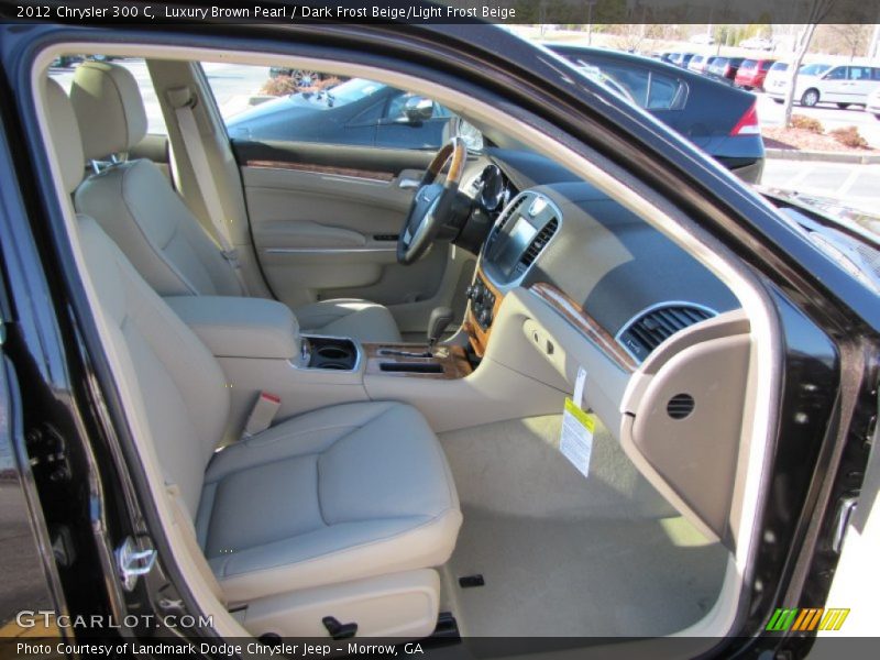 Luxury Brown Pearl / Dark Frost Beige/Light Frost Beige 2012 Chrysler 300 C
