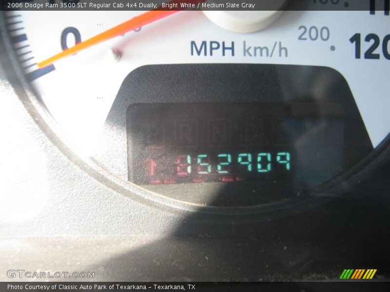 Bright White / Medium Slate Gray 2006 Dodge Ram 3500 SLT Regular Cab 4x4 Dually