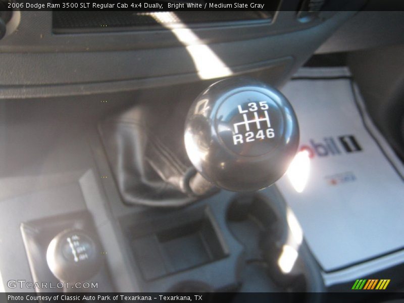 Bright White / Medium Slate Gray 2006 Dodge Ram 3500 SLT Regular Cab 4x4 Dually
