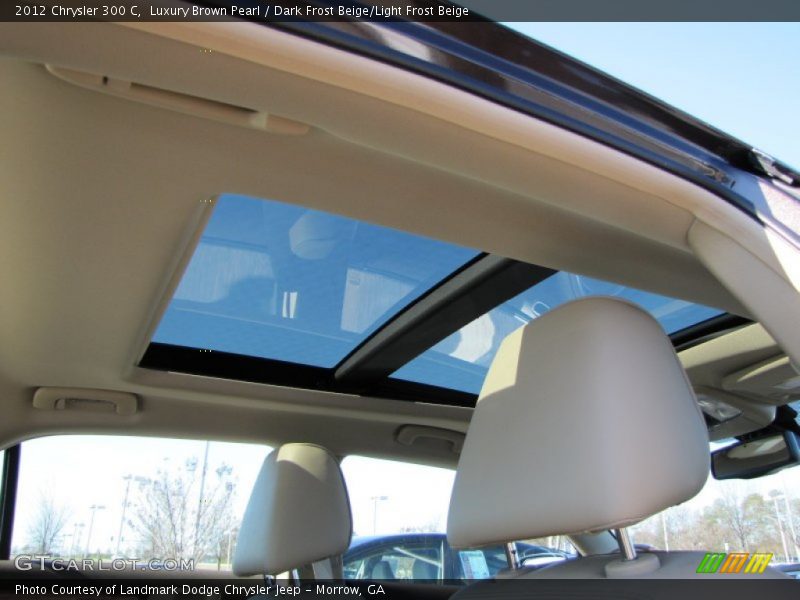 Luxury Brown Pearl / Dark Frost Beige/Light Frost Beige 2012 Chrysler 300 C