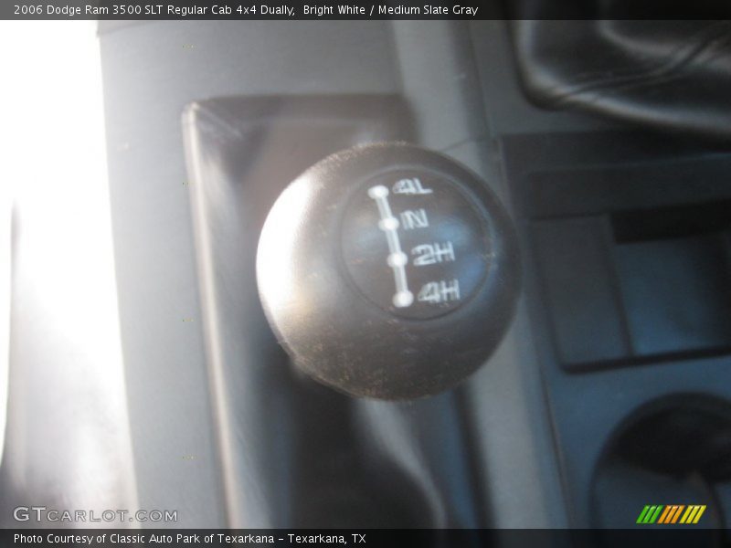Bright White / Medium Slate Gray 2006 Dodge Ram 3500 SLT Regular Cab 4x4 Dually