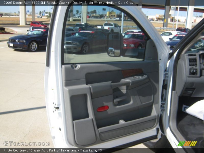 Bright White / Medium Slate Gray 2006 Dodge Ram 3500 SLT Regular Cab 4x4 Dually
