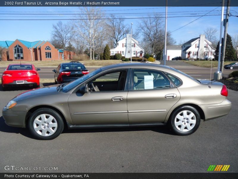 Arizona Beige Metallic / Medium Parchment 2002 Ford Taurus LX