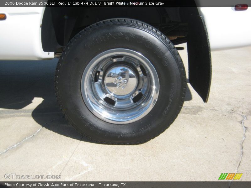 Bright White / Medium Slate Gray 2006 Dodge Ram 3500 SLT Regular Cab 4x4 Dually