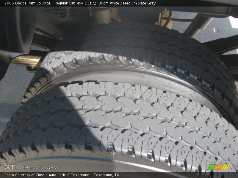 Bright White / Medium Slate Gray 2006 Dodge Ram 3500 SLT Regular Cab 4x4 Dually