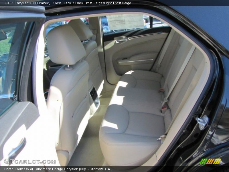 Gloss Black / Dark Frost Beige/Light Frost Beige 2012 Chrysler 300 Limited