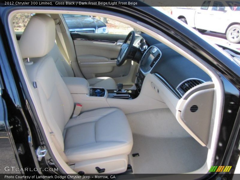 Gloss Black / Dark Frost Beige/Light Frost Beige 2012 Chrysler 300 Limited