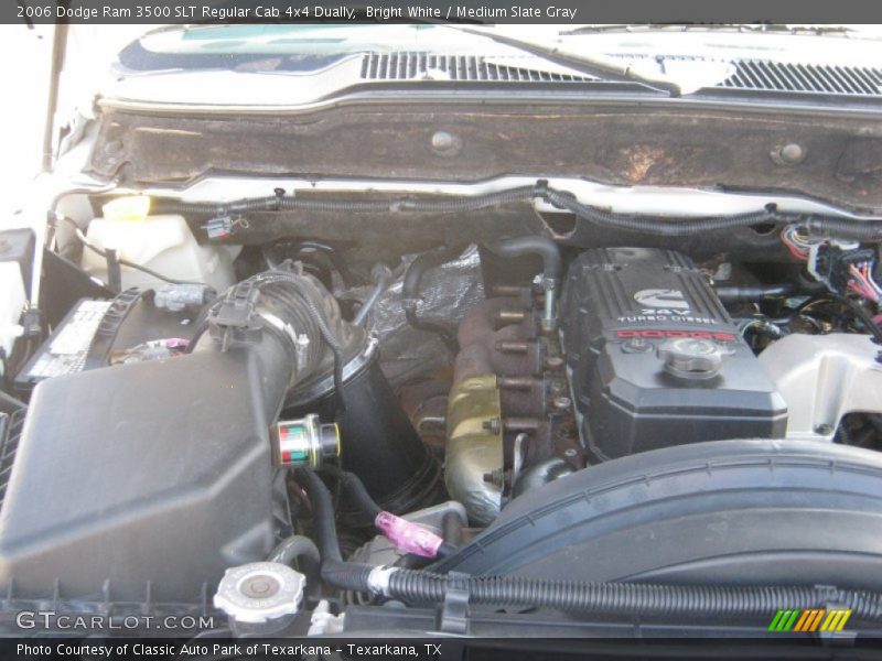 Bright White / Medium Slate Gray 2006 Dodge Ram 3500 SLT Regular Cab 4x4 Dually