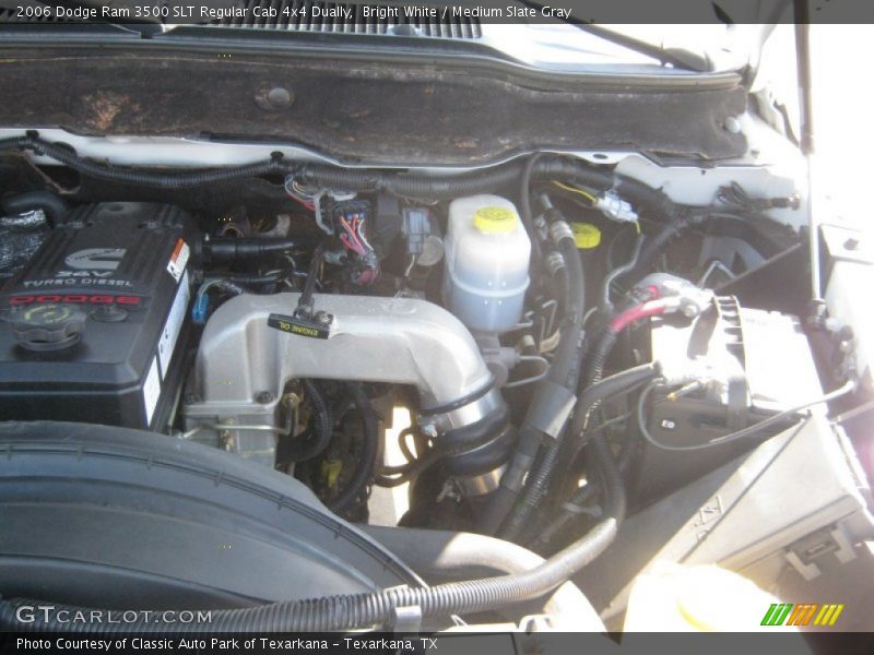 Bright White / Medium Slate Gray 2006 Dodge Ram 3500 SLT Regular Cab 4x4 Dually