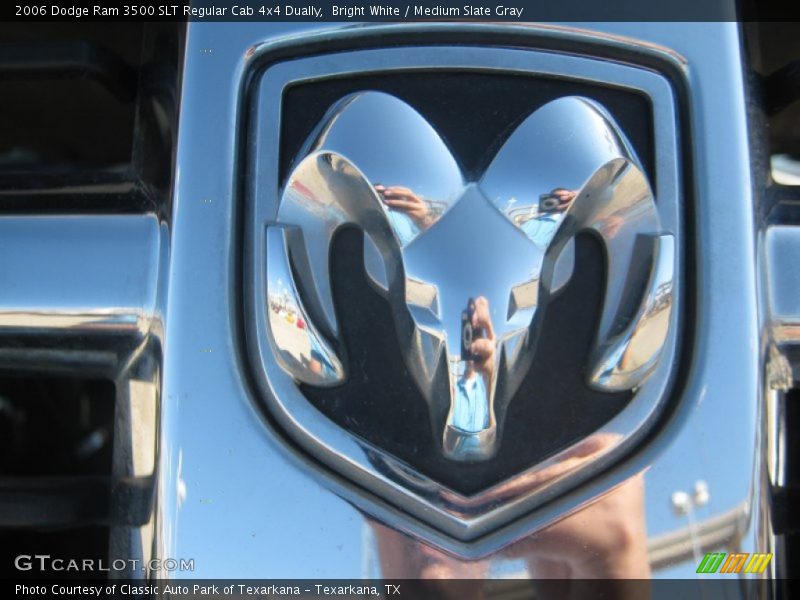 Bright White / Medium Slate Gray 2006 Dodge Ram 3500 SLT Regular Cab 4x4 Dually