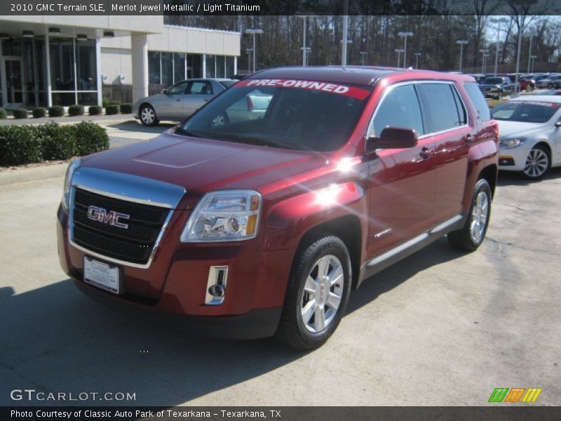 Merlot Jewel Metallic / Light Titanium 2010 GMC Terrain SLE