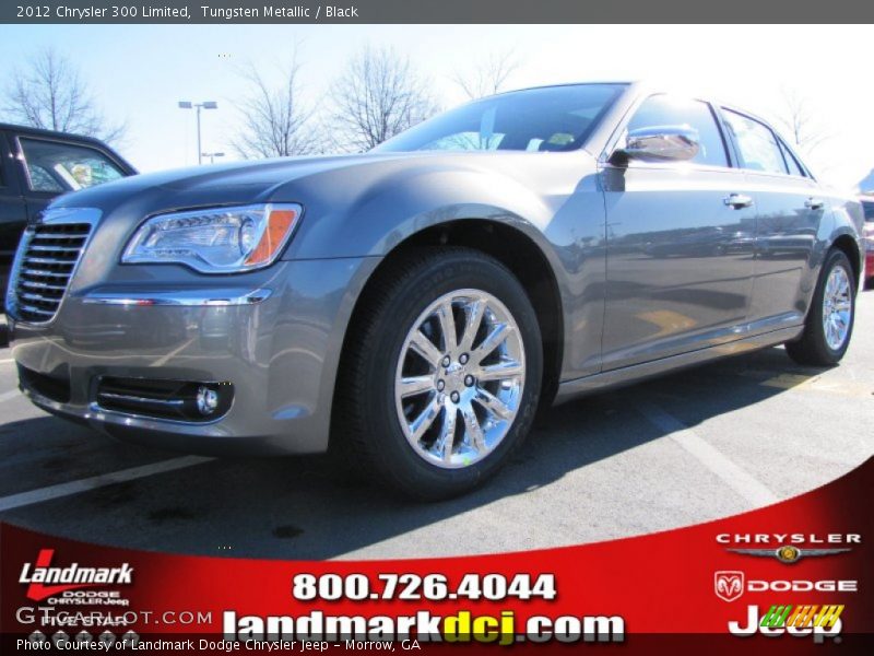 Tungsten Metallic / Black 2012 Chrysler 300 Limited