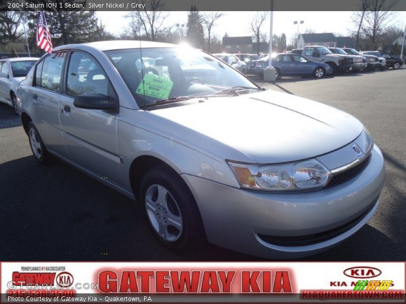 Silver Nickel / Grey 2004 Saturn ION 1 Sedan