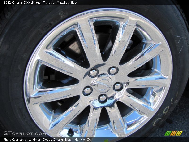 Tungsten Metallic / Black 2012 Chrysler 300 Limited