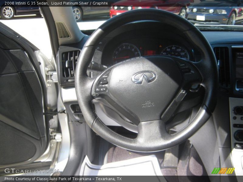 Liquid Platinum Silver / Graphite 2008 Infiniti G 35 Sedan