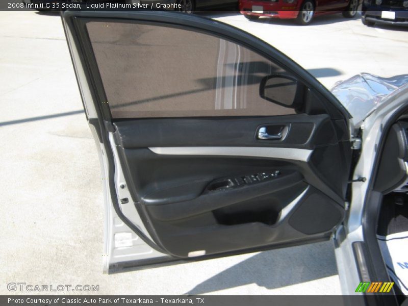 Liquid Platinum Silver / Graphite 2008 Infiniti G 35 Sedan