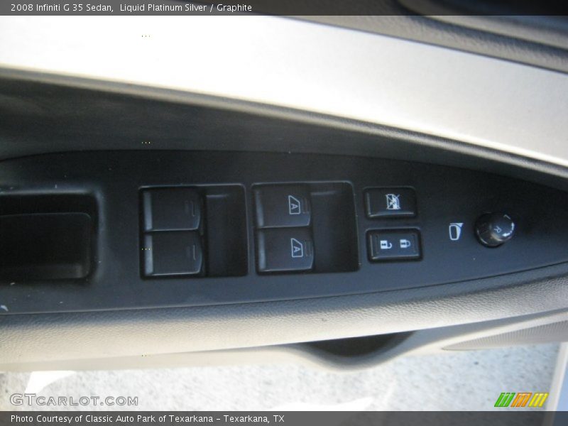 Liquid Platinum Silver / Graphite 2008 Infiniti G 35 Sedan