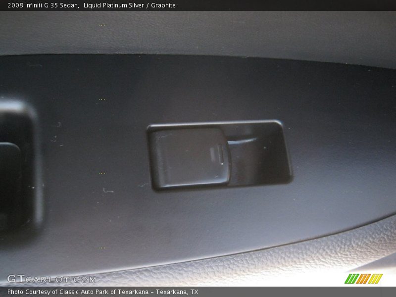 Liquid Platinum Silver / Graphite 2008 Infiniti G 35 Sedan