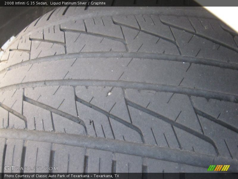Liquid Platinum Silver / Graphite 2008 Infiniti G 35 Sedan